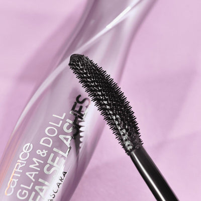 Catrice Glam&Doll False Lashes Mascara, No. 010, Black, Volumizing, False Eyelash Effect, Defining, Matt, Vegan, No Microplastic Particles, Nanoparticles Free, No Perfume, Pack of 1 (9.5 ml) CATRICE