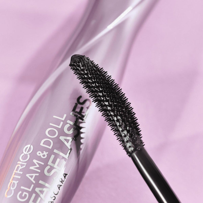 Catrice Glam&Doll False Lashes Mascara, No. 010, Black, Volumizing, False Eyelash Effect, Defining, Matt, Vegan, No Microplastic Particles, Nanoparticles Free, No Perfume, Pack of 1 (9.5 ml) CATRICE