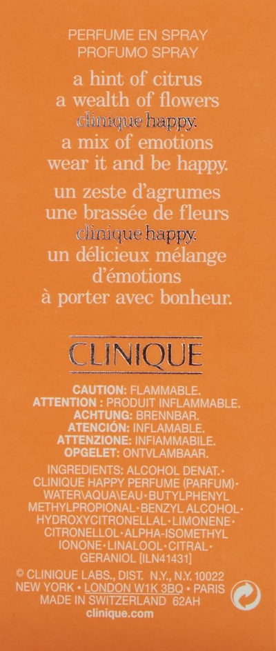 Happy by Clinique Eau de Parfum For Women, 30ml Clinique