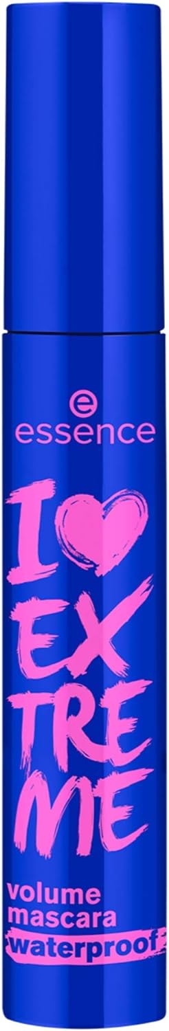 ESSENCE I LOVE EXTREME WATERPROOF VOLUME MASCARA - BLACK, 12ml. Greenwize