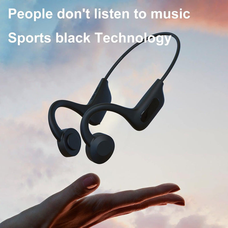 E VG02 Audifonos Bone Conduction Earphone Headphone Open Ear Air Neckband Wireless Ear Hook Earbuds For Sport Riding Bicycle Greenwize