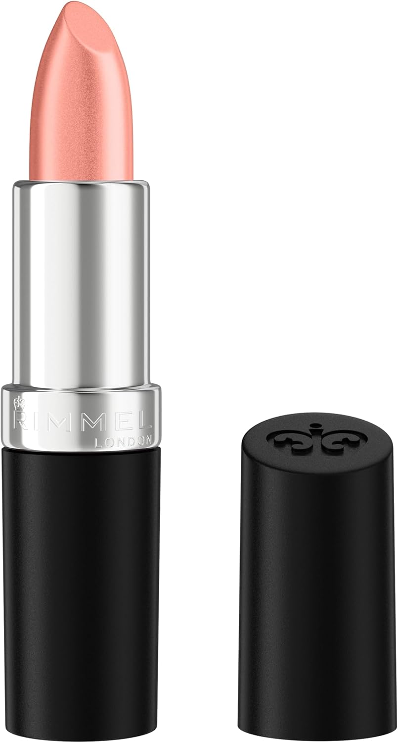 Rimmel Lasting Finish Lipstick 206 Pink-Key-Promise, Creamy Satin Finish, Long Lasting 8 HR Wear, Comfortable Formula, Rich Pigment Rimmel