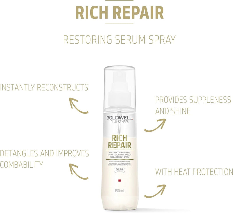 Goldwell Dualsenses Rich Repair Serums, For Dry to Damaged Hair 150ml Goldwell