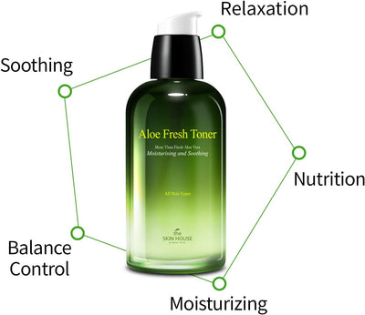 The skin house The Skin House Aloe Fresh Toner 130ml, K-Beauty The Skin House