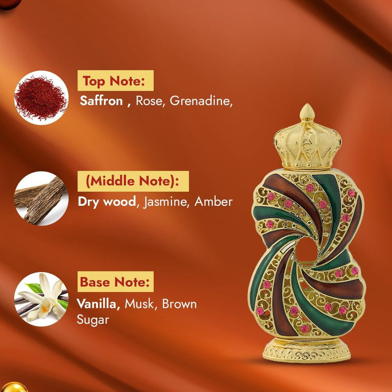 Al Haramain Tanasuk Perfume Oil - 12 ml | Amber Vanilla Perfume Greenwize