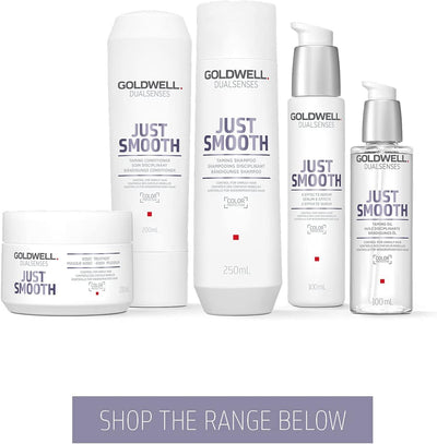 Goldwell Dualsenses Just Smooth Taming Conditioner for Unruly Hair, Frizz Control, 200ml Goldwell