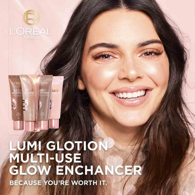 L'Oréal Paris Lumi Glotion, Glow Enhancer, 24h Hydration with Shea Butter & Glycerin, Illuminating Liquid Face Makeup for a Brighter Complexion, Shade 903: Medium Glow, 40ml Greenwize