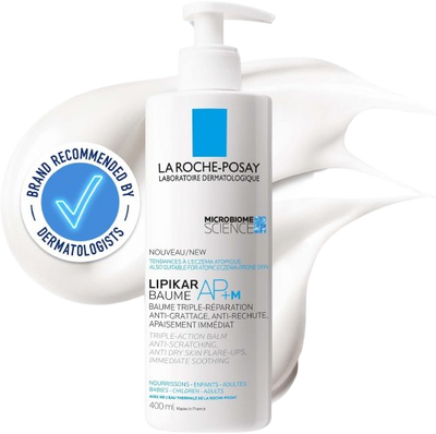 La Roche-Posay Moisturiser 400ml + Lipid-Enriched Cleansing Bar 150g (Combo) La Roche-Posay