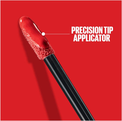 Maybelline New York Lip Colour, Smudge-free, Long Lasting up to 16h, Liquid Lipstick, Shine Finish, SuperStay Vinyl Ink, 15 Peachy Greenwize
