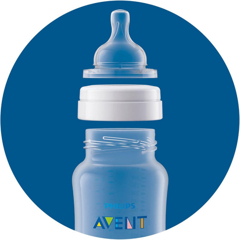 Philips Avent Natural Teat, 6 Months+, Fast Flow, Anti-colic, Pack of 2 - SCF044/27 2 Count (Pack of 1) Greenwize