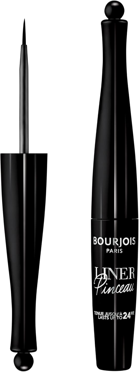 Bourjois Liquid Eyeliner Liner Pinceau, Waterproof Eyeliner with Long Lasting Precise, 01 Noir Beaux-Arts Bourjois