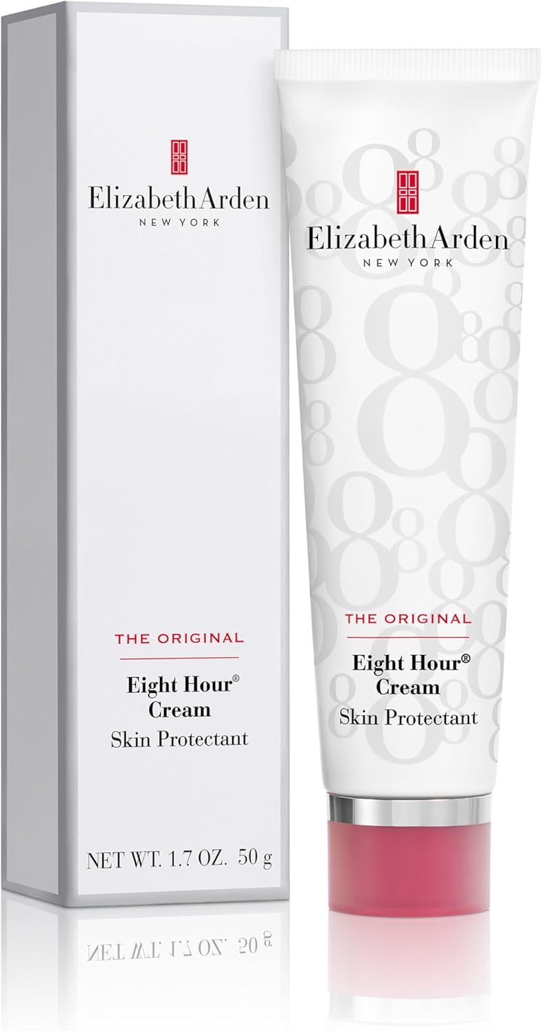 Elizabeth Arden Eight Hour Cream Skin Protectant Original for Face & Body, 50ml, Soothes & Protects Skin, Hydrates & Nourishes Dry, Chapped Skin, Unisex Elizabeth Arden