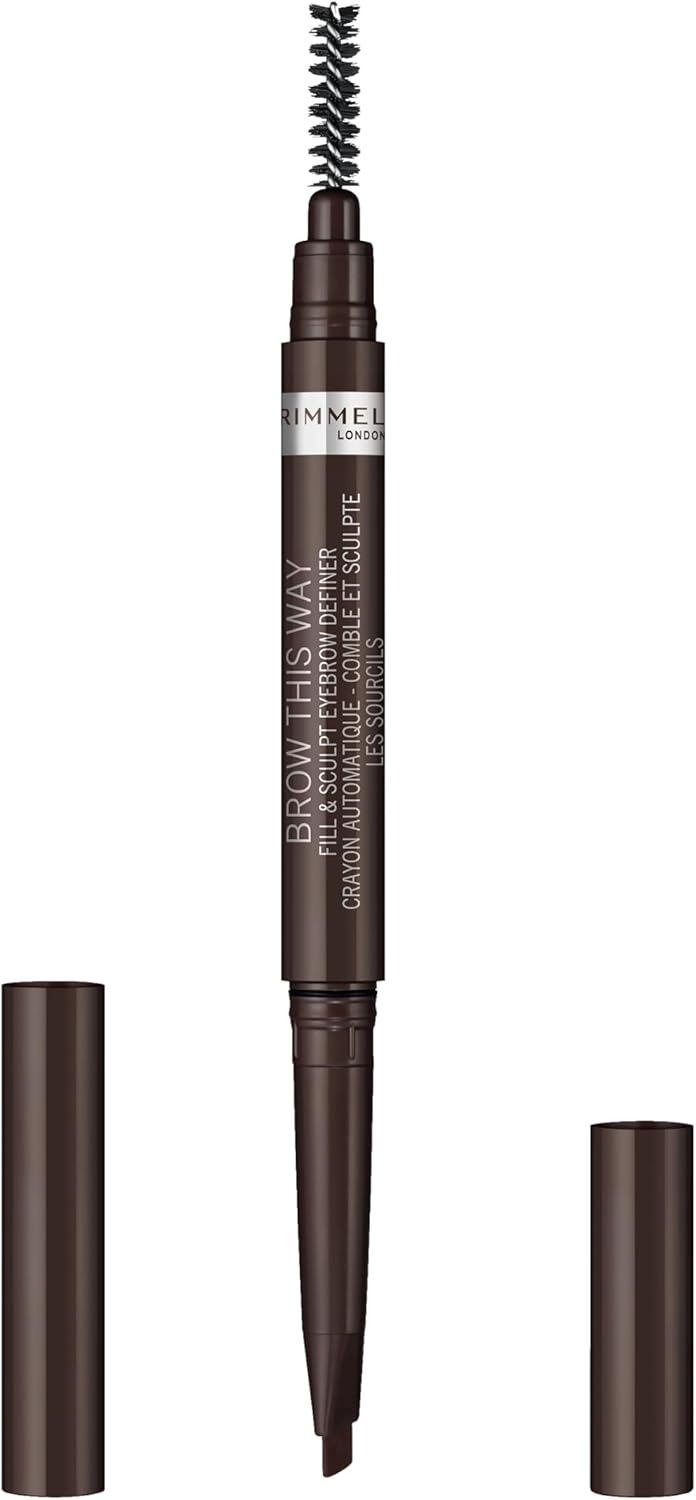 Rimmel Brow this Way Fill & Sculpt Eyebrow Definer, 03- Dark Brown Greenwize
