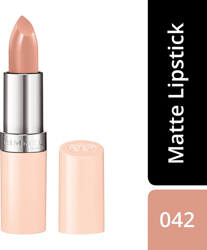 Rimmel London Lasting Finish Lipstick Nude Collection, 42 Apricot Nude, 4 g, Packaging May Vary Greenwize