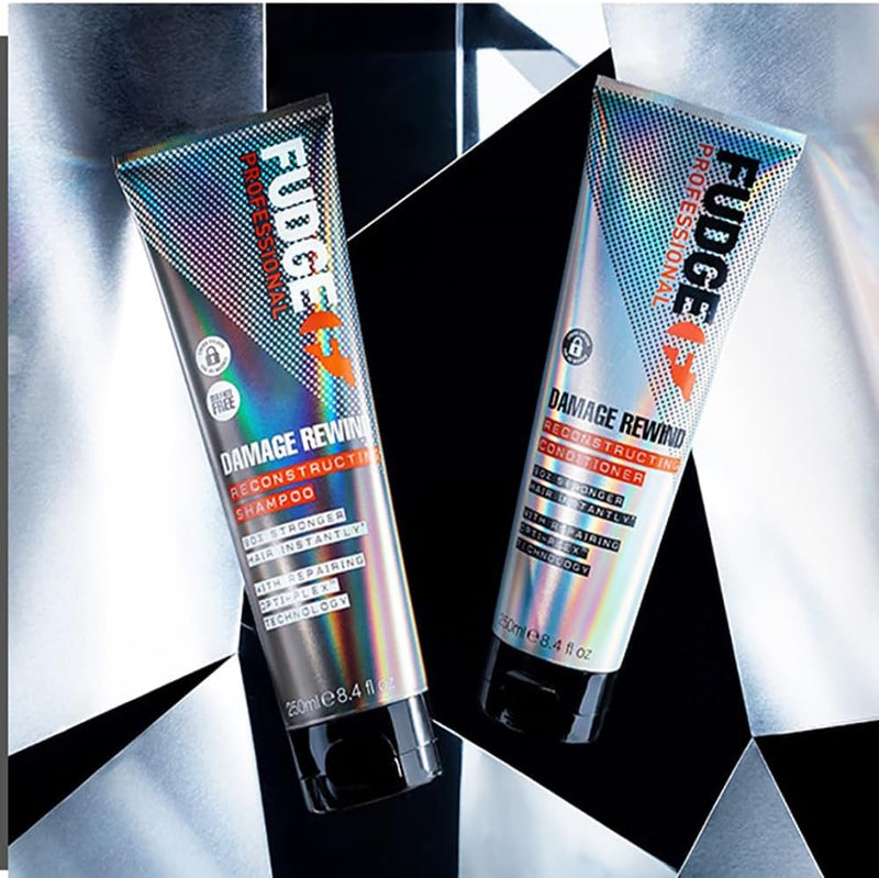 Fudge Professional Damage Rewind Reconstructing Shampoo, Hair Repair, 90 Percent Stronger Hair, Bond Repair Technology, 250 ml Greenwize