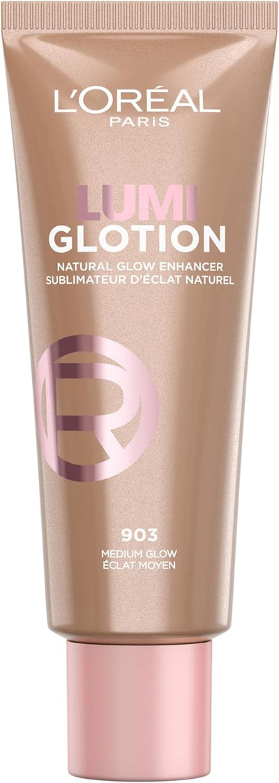 L'Oréal Paris Multi-Use Glow Enhancer, 24h Hydration with Shea Butter and Glycerin, for Face and Body, Paradise Lumi Glotion, Shade 903: Medium Glow, 40 ml ‎L'Oréal Paris