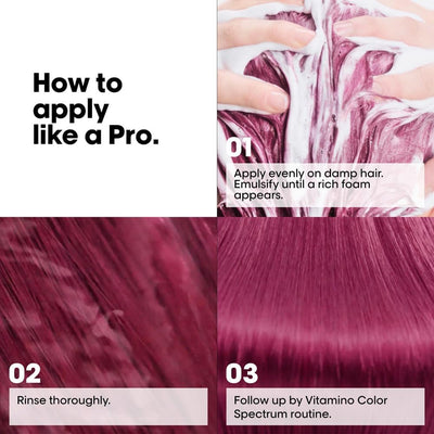 L'Oréal Professionnel Vitamino Color Spectrum Sulphate Free Shampoo, For Coloured Hair, With Ferulic Acid + Citric Acid, Shine, Lock in Day 1 Colour Vibrancy for 100 Days L'Oréal Professionnel