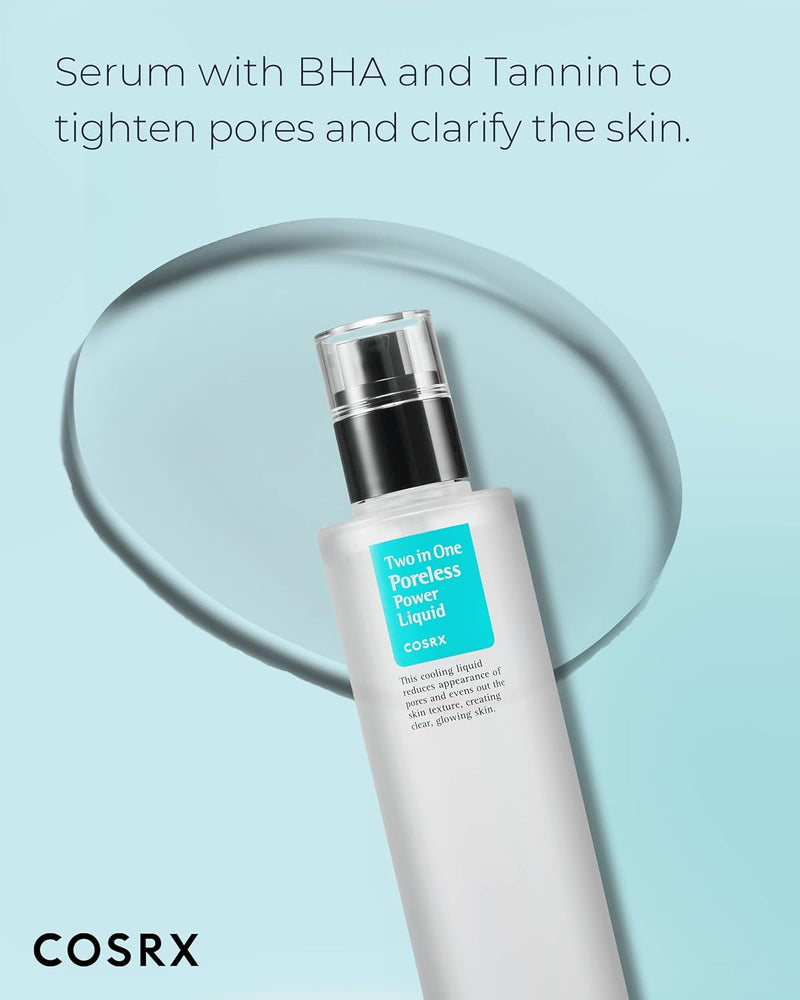 COSRX Two in One Poreless Power Liquid with BHA 3.38fl.oz | Facial Moisturiser to Tighten Pores and Exfoliate Skin for Smooth and Clear Skin | for All Skin Types | No Animal Testing COSRX Store