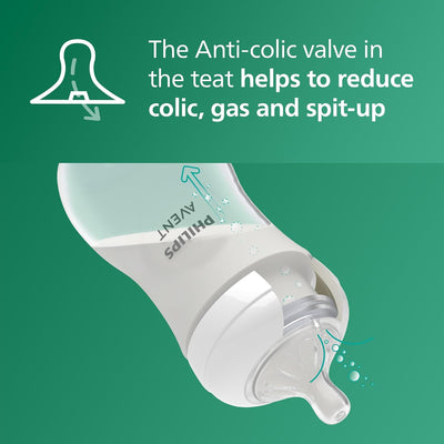 Philips Avent Glass Baby Bottle Newborn Gift Set - 3 Baby Milk Bottles, Ultra-Soft Pacifier for Babies Aged 0-6 Months+ (Model SCD878/11) Philips Avent