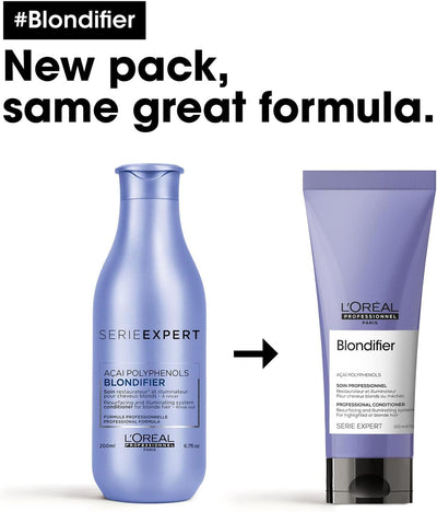 L’Oréal Professionnel Conditioner, For Highlighted or Blonde Hair, Serie Expert Blondifier Greenwize