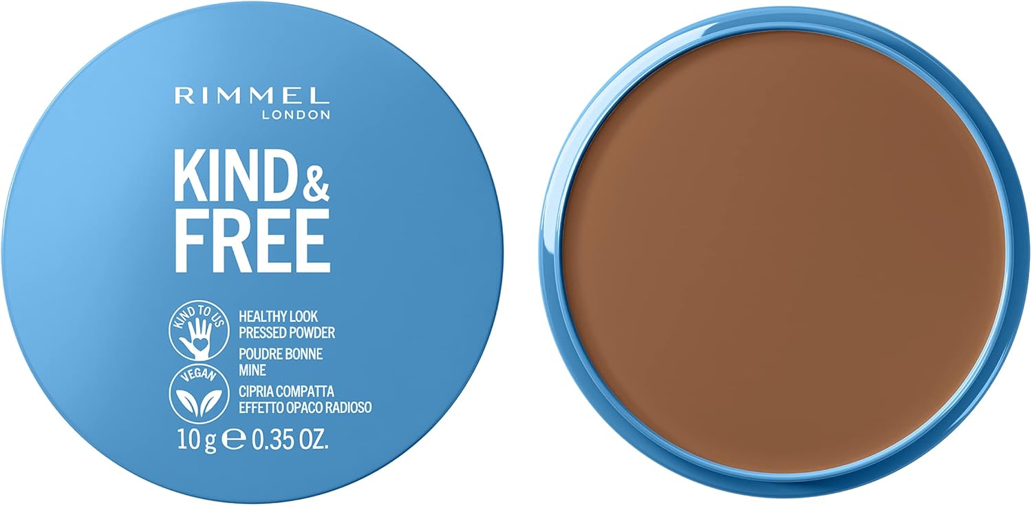 Rimmel Kind + Free Natural Finish Pressed Powder, Deep 050 Rimmel