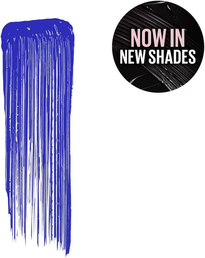 Maybelline Blue Mascara, Lash Sensational Sky High Volumizing & Thickening, Eyelash Lengthening, Flake-Free Formula, Washable Coloured Mascara Infused with Bamboo Extract, Colour: Blue Mist Maybelline