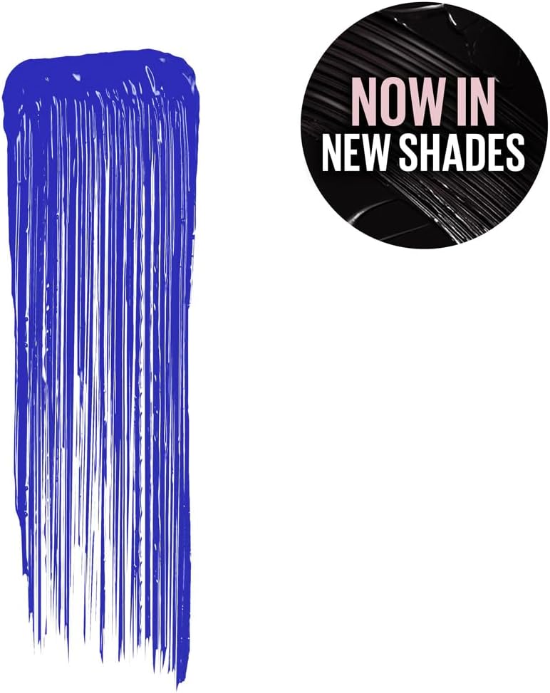 Maybelline Blue Mascara, Lash Sensational Sky High Volumizing & Thickening, Eyelash Lengthening, Flake-Free Formula, Washable Coloured Mascara Infused with Bamboo Extract, Colour: Blue Mist Maybelline