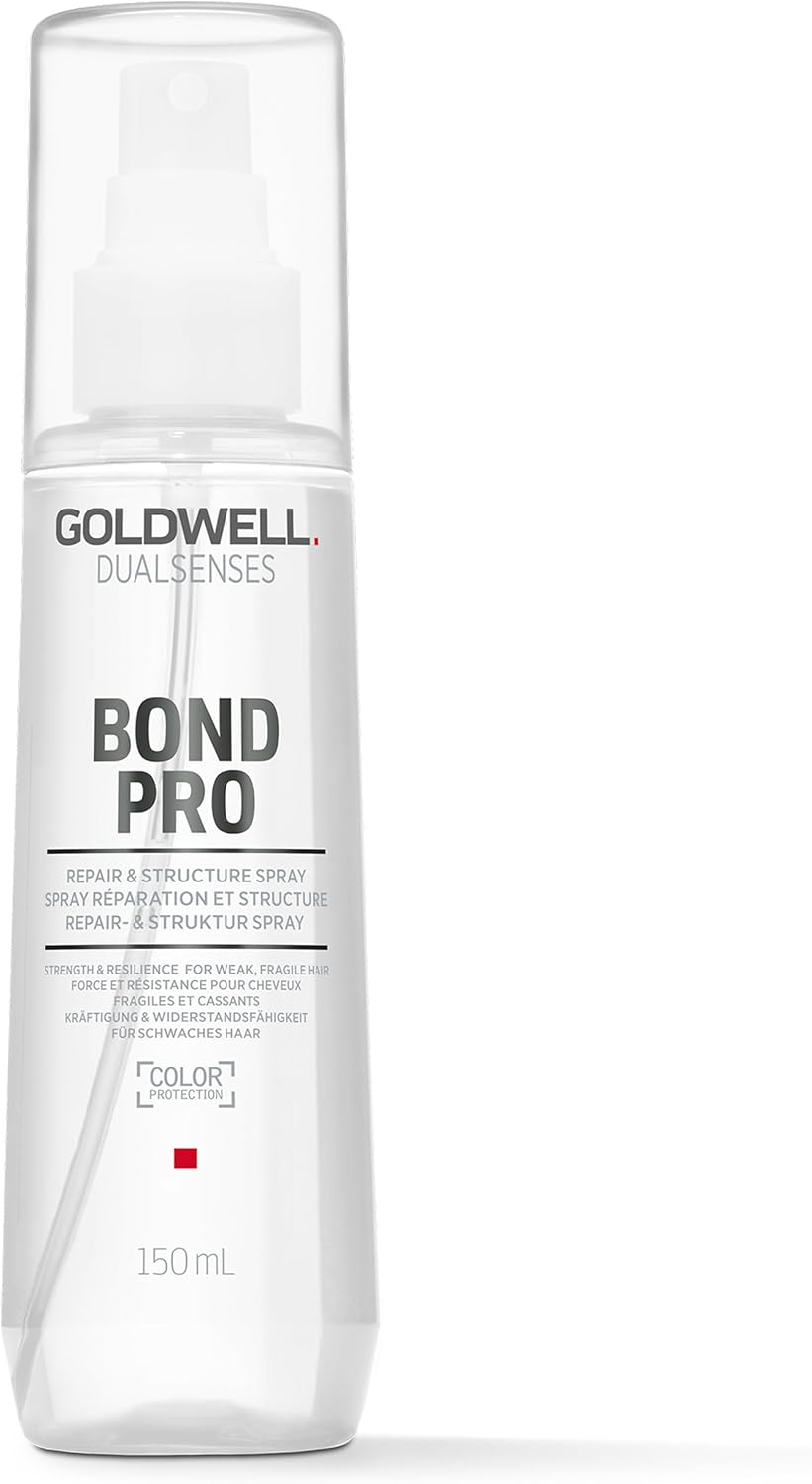Goldwell Dualsenses Bond Pro BondPro+ Repair and Structure Spray for Damaged Hair, Nourishing Strengthening Heat Protection, 150ml Goldwell