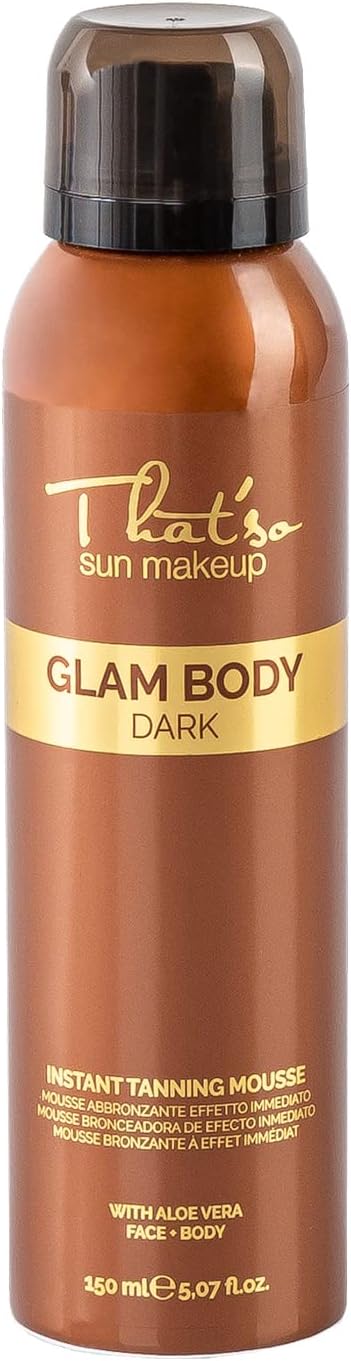 That'so Glam Body Tanning Mousse, Sun Make-Up, Self Tanning (1 x 150 ml), bronze That'so