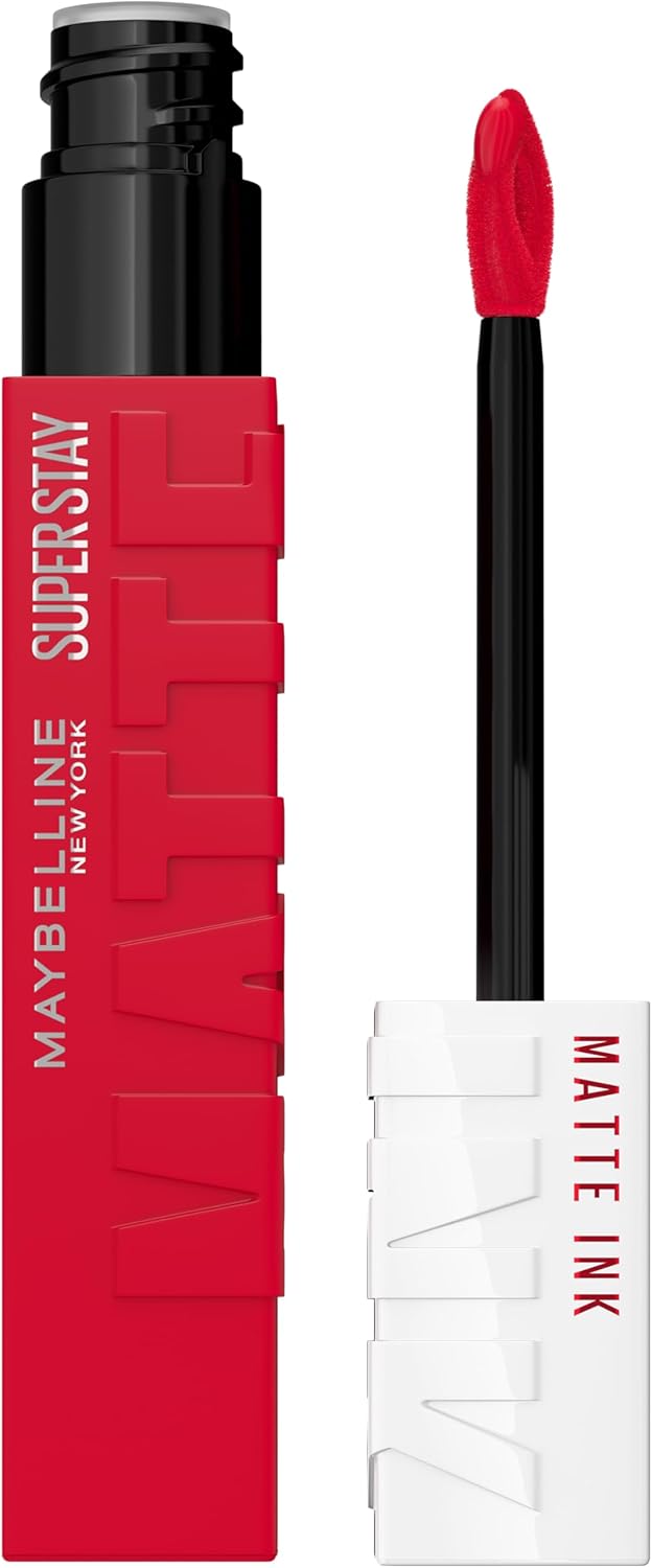 Maybelline Superstay Matte Ink Red Orange Liquid Lipstick, 325 Shot Caller, 1 Count (Pack of 1) Greenwize