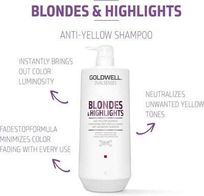 Goldwell Dualsenses Blondes & Highlights Anti-yellow Shampoo, 1 Litre Goldwell