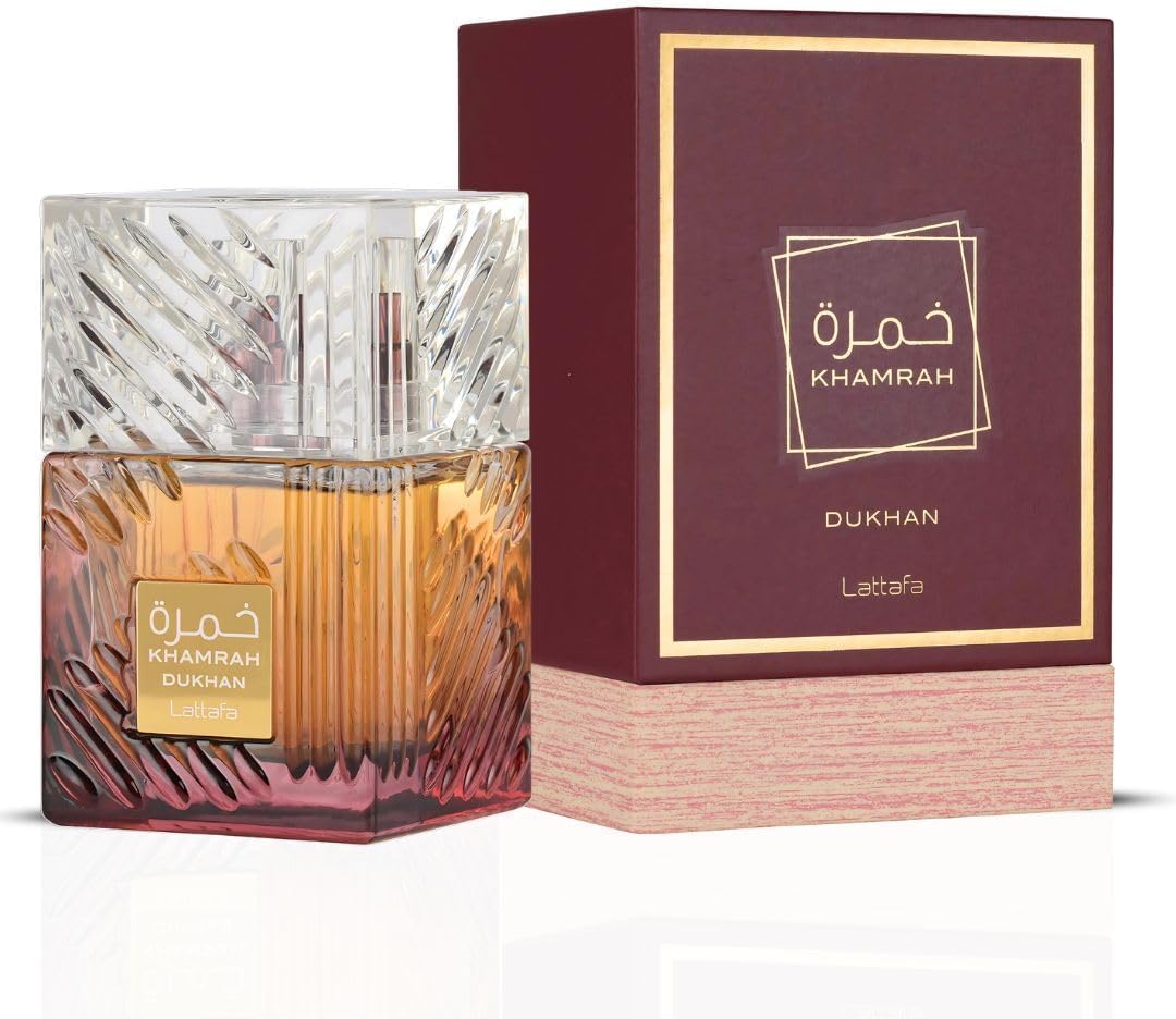 Lattafa Khamrah Dukhan EDP Perfume 100ml- Unisex Perfume - Smoky Spicy Pimento Lattafa