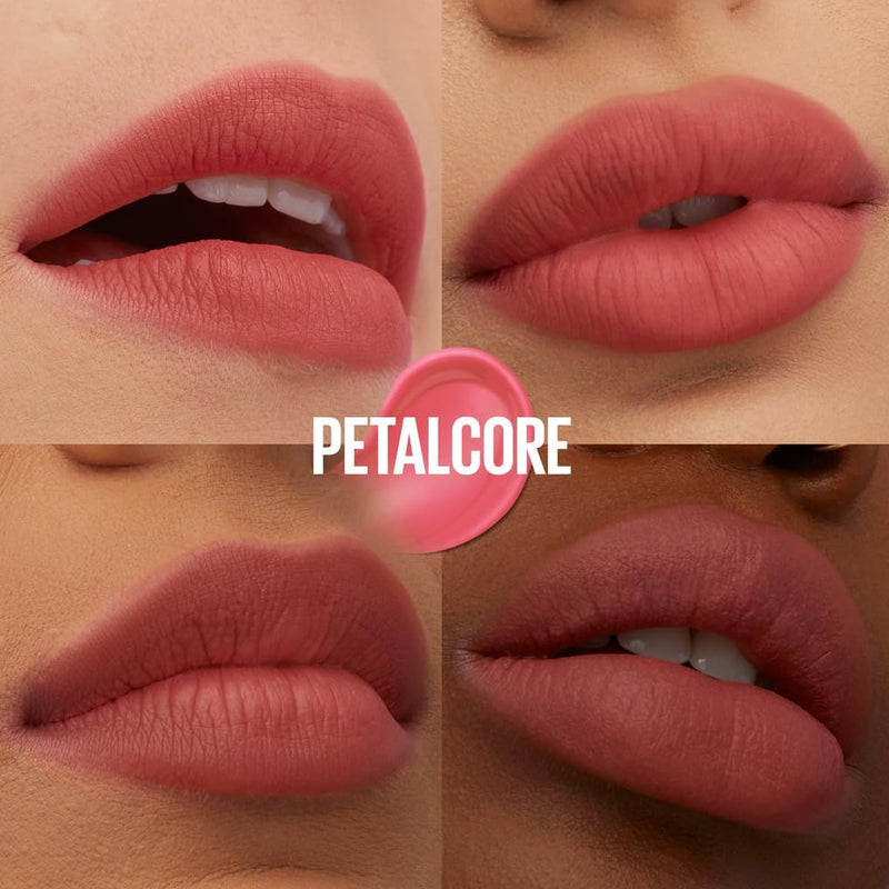 Maybelline New York Super Stay Teddy Tint, Up To 12 Hour Blurred Matte, Plush Comfort, Longwear, Transferproof, Vegan, 8 Buildable Lip Shades Maybelline