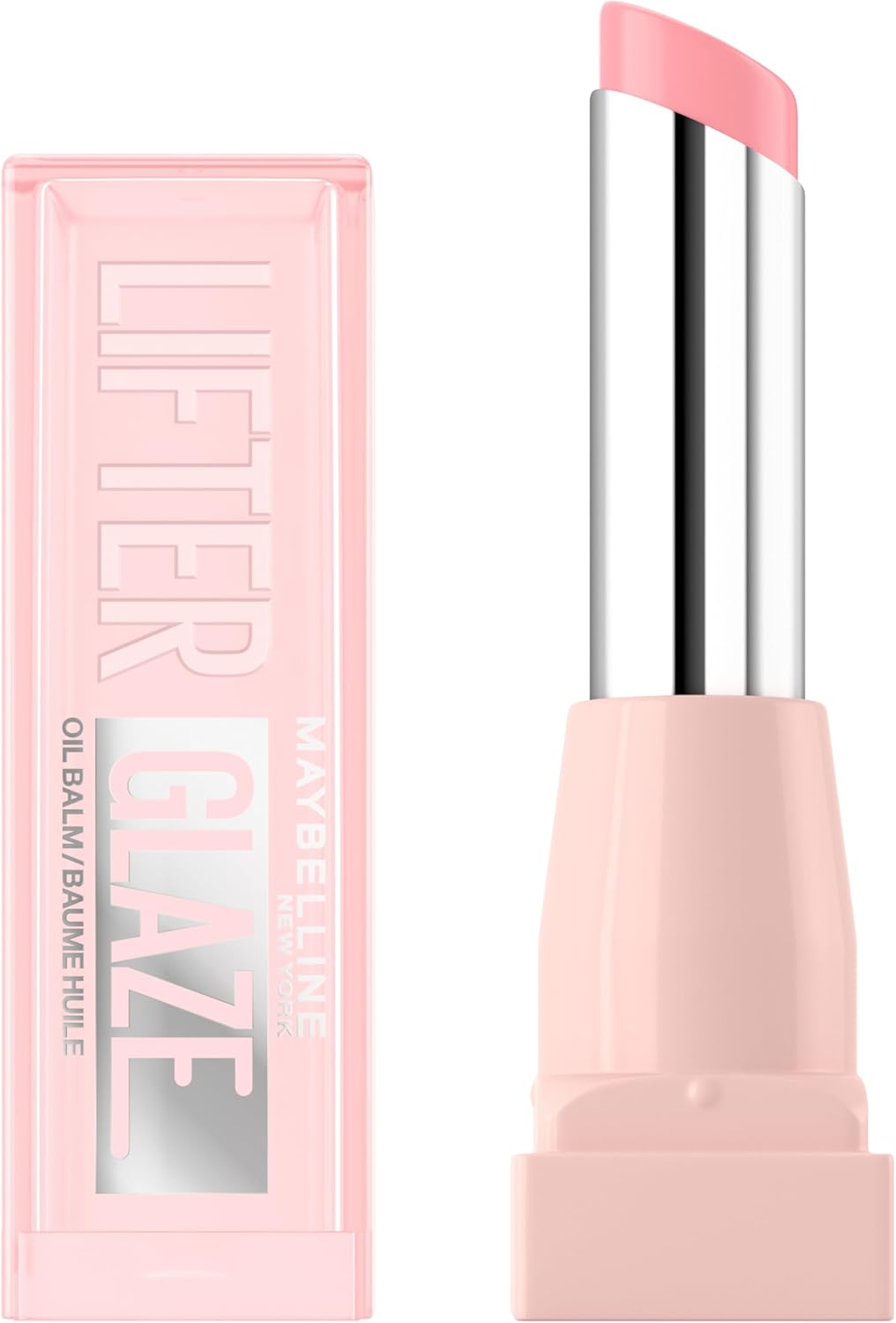 Maybelline New York Lifter Glaze, Lip Balm, formulated with Hyaluronic Acid & Acerola Cherry Extract, for up to 24H hydration, ultra-comfortable feel (Shade: Pink Drip) Maybelline
