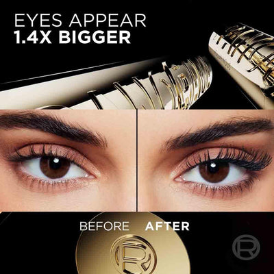 L'Oreal Paris Volumising Mascara, For Intense Volume and a Fanned Out Effect, 1.4x Bigger Looking Eyes, Clump-free Formula, Suitable for Sensitive Eyes, Volume Million Lashes Panorama L'Oreal Paris