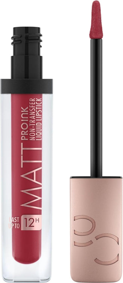 CATRICE Matt Pro Ink Non-Transfer Liquid Lipstick, Lipstick, No. 100 Courage Code, Red, Matte, Long-Lasting, Quick-Drying, Matte, Intense, Colour-Intensive, Vegan, Alcohol Free (5 ml) Greenwize