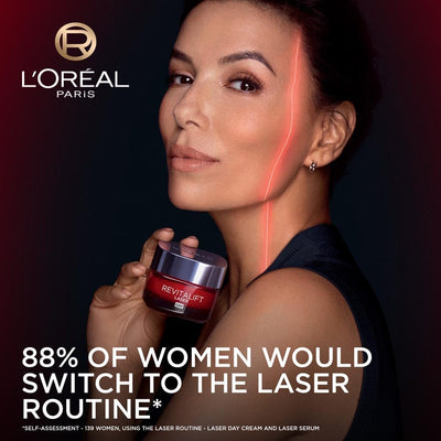 L’Oréal Paris Laser Renew Triple Action Anti-Ageing Day Cream, Reduce Wrinkle and Fine Line Appearance, Moisturises, Firms, Brightens Skin, Pro-Retinol, Hyaluronic Acid and Vitamin C, 50ml Greenwize