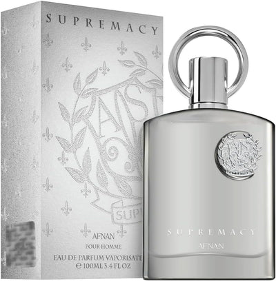 Afnan Supremacy Silver Eau de Parfum for Men, 100ml Afnan