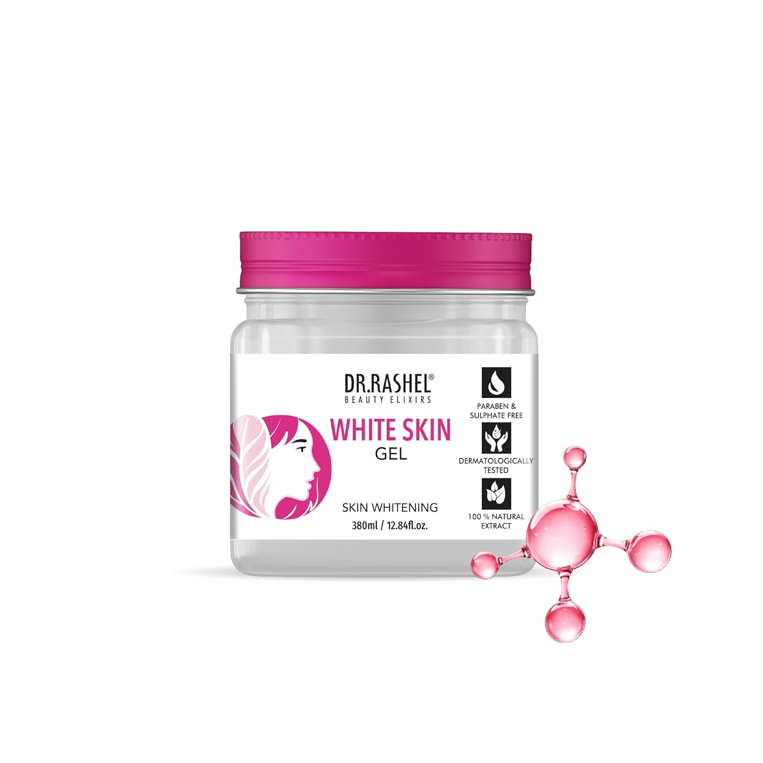 DR.RASHEL White Skin Gel with Niacinamide & Arbutin, Brightening & Hydrating, Paraben Free, All Skin Types, 380ml Dr. Rashel