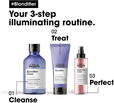 L’Oréal Professionnel Conditioner, For Highlighted or Blonde Hair, Serie Expert Blondifier Greenwize