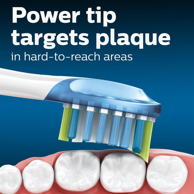 Philips Sonicare Original C3 Premium Plaque Defence Standard Sonic Toothbrush Heads - 4 Pack in White (Model HX9044/17) Philips