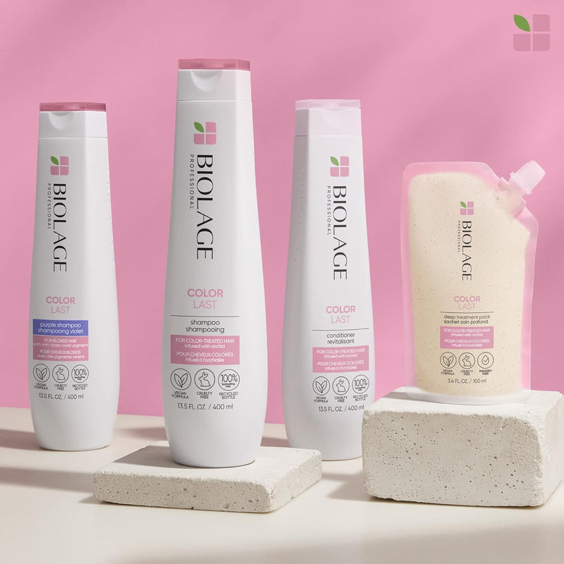 Biolage Professional Color Last Deep Treatment Mask for Coloured Hair, Infused With Orchid Flower Extract that Leaves Hair Colour Vibrant and Shiny, 100ml Greenwize