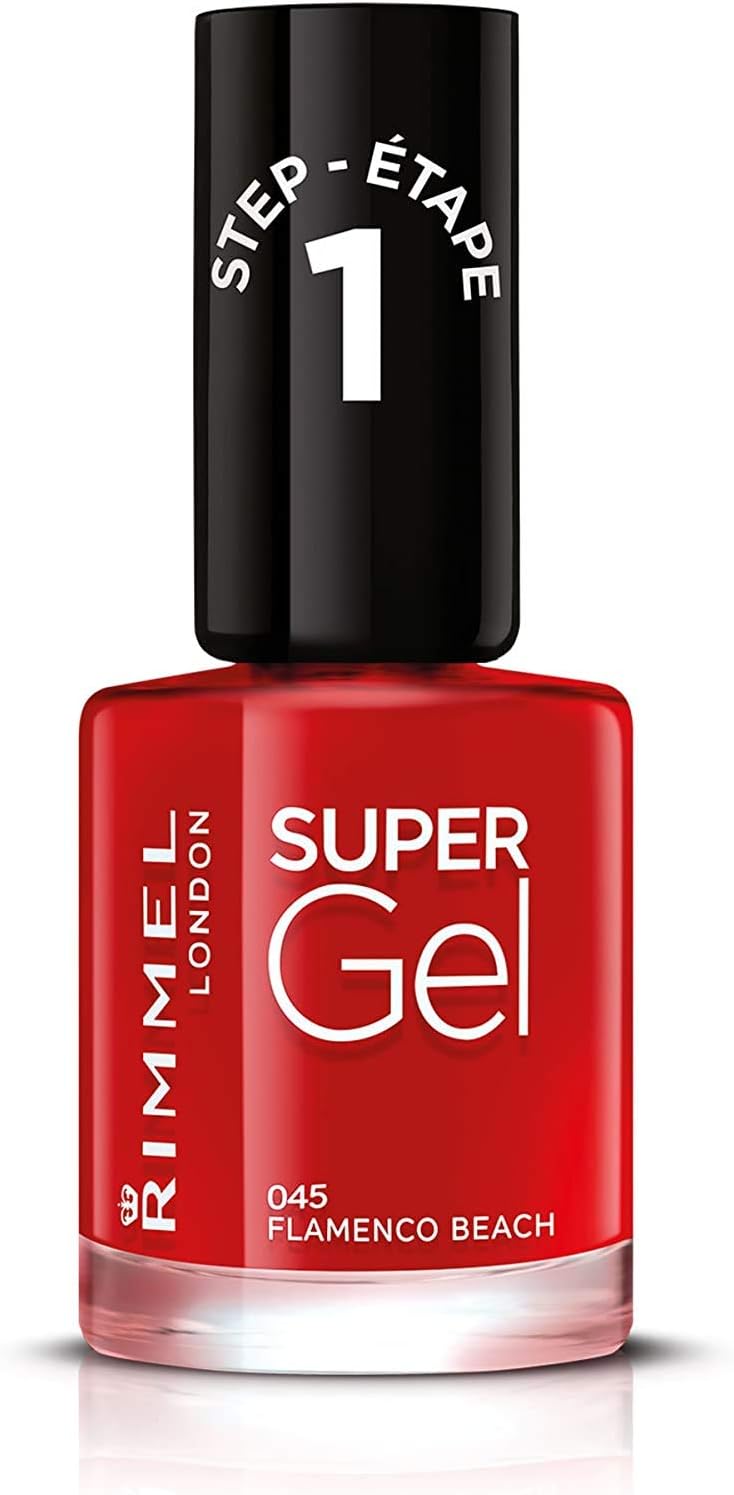 Rimmel London Super gel Nail Polish Beach Ready Collection, 045 Flamenco Beach Rimmel