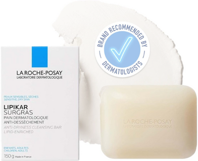 La Roche-Posay Moisturiser 400ml + Lipid-Enriched Cleansing Bar 150g (Combo) La Roche-Posay