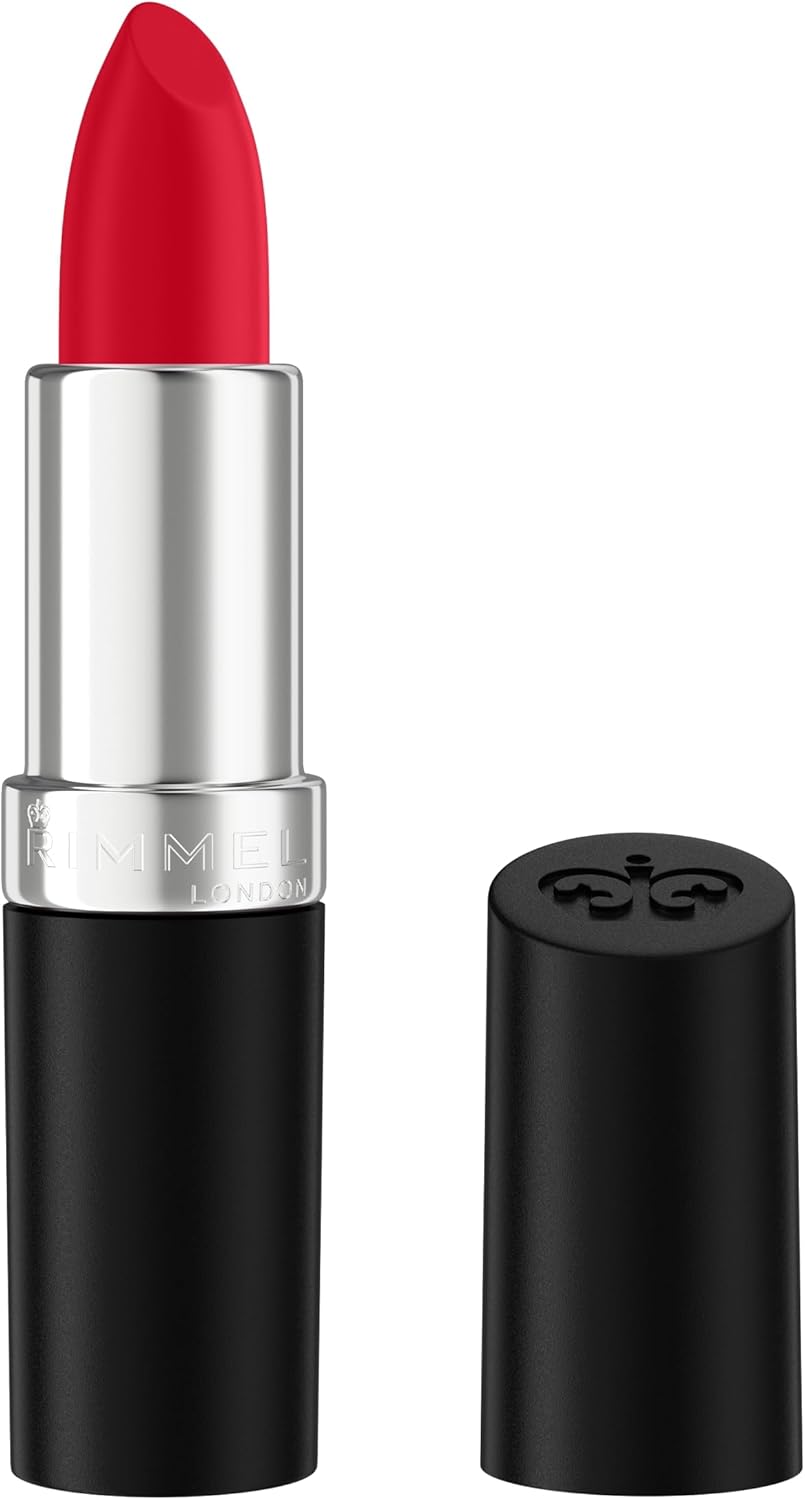 Rimmel Lasting Finish Lipstick 170 Alarm, Creamy Satin Finish, Long Lasting 8 HR Wear, Comfortable Formula, Rich Pigment Rimmel
