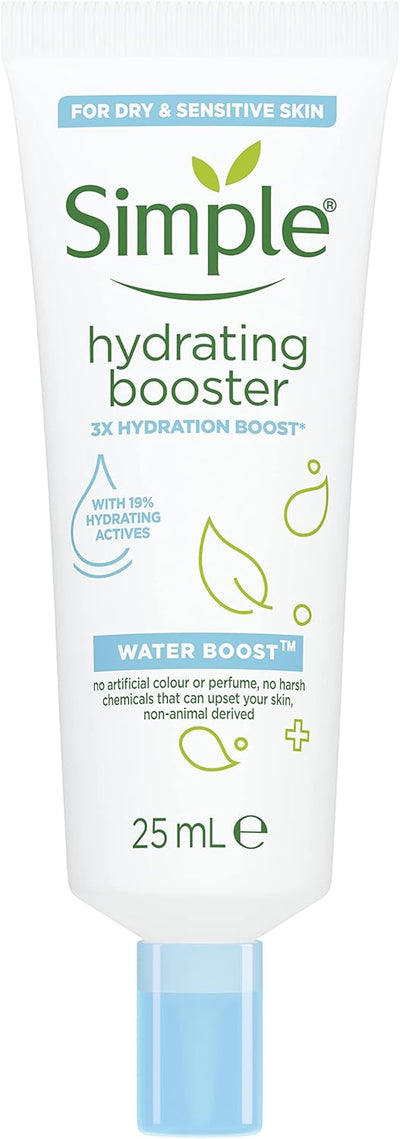 Simple Water Boost Hydrating Booster no harsh chemicals for dehydrated and dry skin 25 ml Greenwize