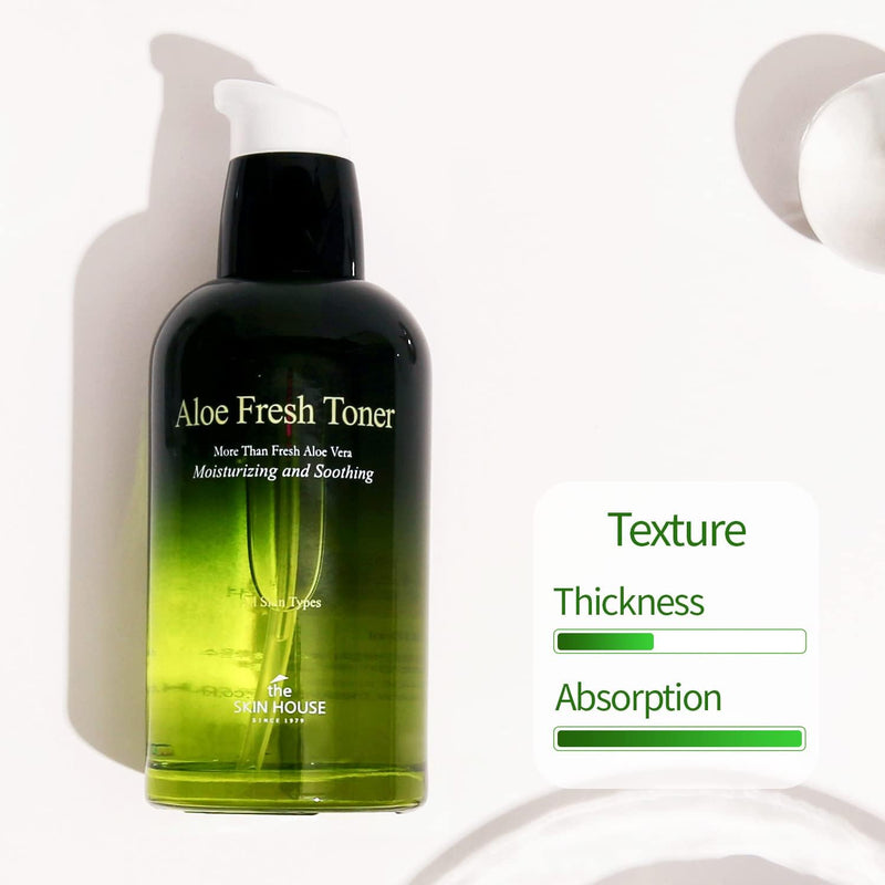 The skin house The Skin House Aloe Fresh Toner 130ml, K-Beauty The Skin House