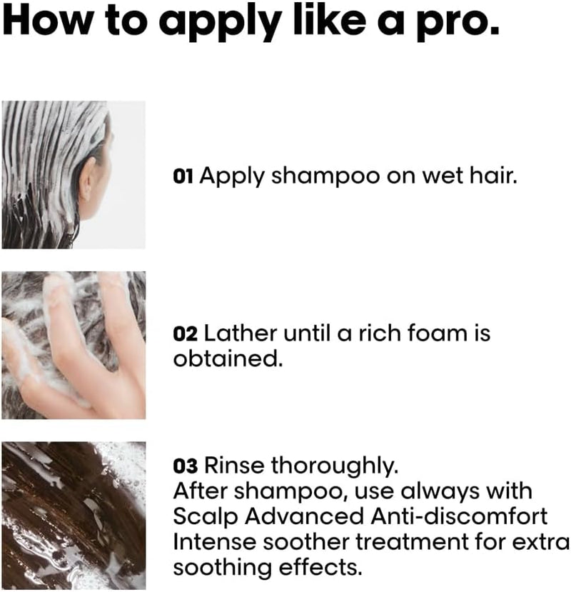 L’Oréal Professionnel Scalp Advanced Anti-Discomfort Shampoo, For Itchy and Dry Scalps, Deep Scalp Treatment L&