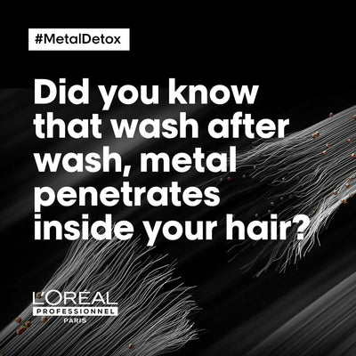 L’Oréal Professionnel Metal Detox Shampoo, Prevent Breakage & Colour Fade from hard water, Prevent Damaged Hair, Sulphate-Free & Vegan, 300ml L'Oréal Professionnel Paris