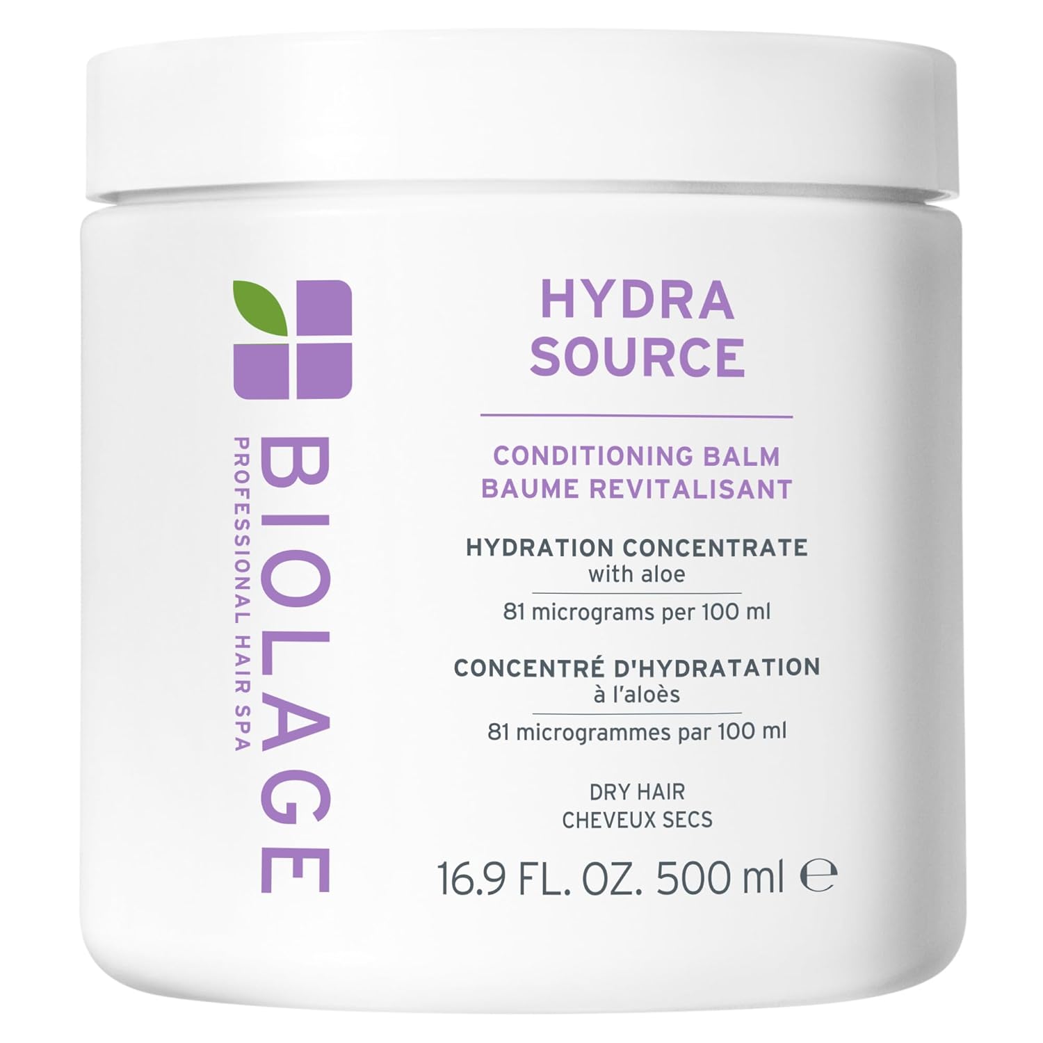 Matrix Biolage Hydrasource Conditioning Balm for Dry Hair, 16.9 Ounce Matrix